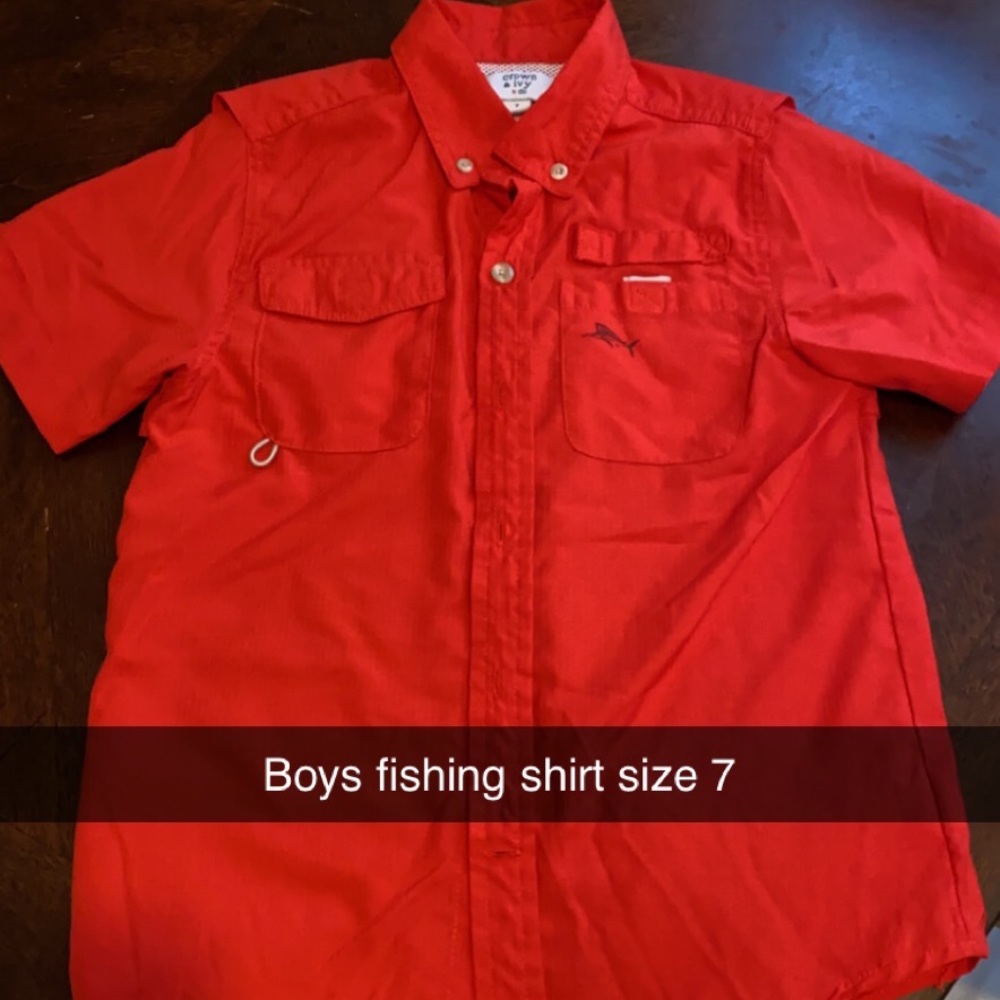Crown & Ivy fishing shirt